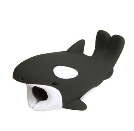 Cartoon Panda Cats Shark Cable Protector Data Line Cord Protector Protective Cable Winder Cover For iPhone USB Charging Cable