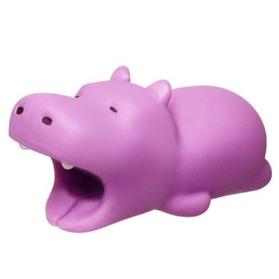 Cartoon Panda Cats Shark Cable Protector Data Line Cord Protector Protective Cable Winder Cover For iPhone USB Charging Cable