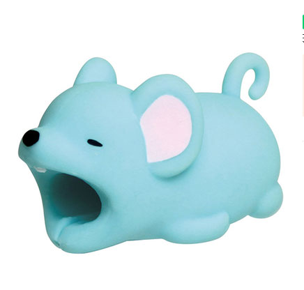 Cartoon Panda Cats Shark Cable Protector Data Line Cord Protector Protective Cable Winder Cover For iPhone USB Charging Cable