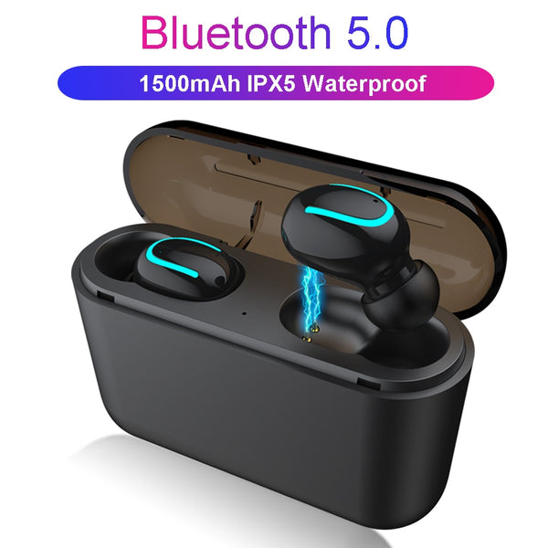 Bluetooth 5.0 Earphones TWS Wireless Headphones Blutooth Earphone Handsfree Headphone Sports Earbuds Gaming Headset Phone PK HBQ