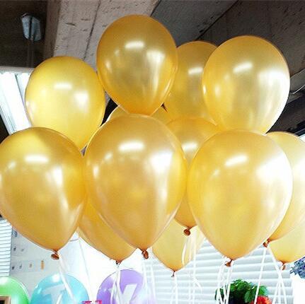 10pcs Glossy Metal Pearl Latex Balloons Thick Chrome Metallic Inflatable Air Balloons Globos Metalicos Birthday Party Decoration