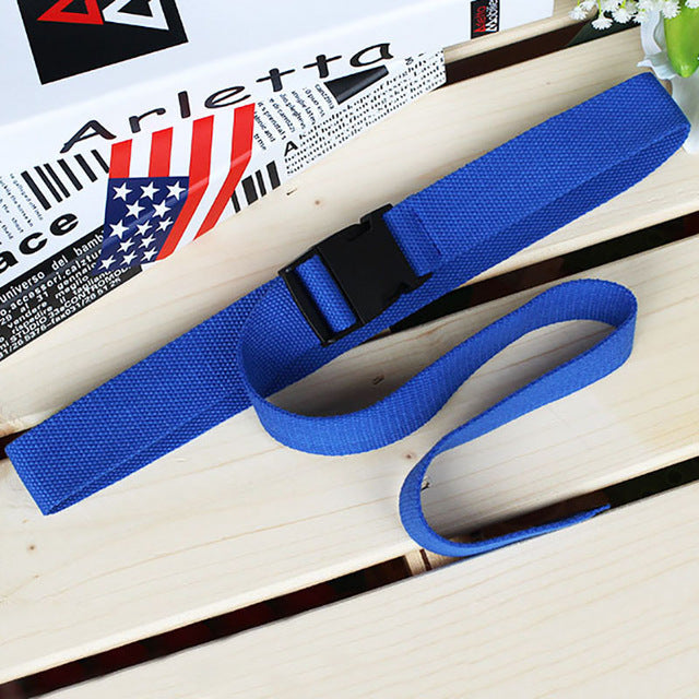 Fashion Black Canvas Belt for Women Casual Female Waist Belts with Plastic Buckle Harajuku Solid Color Long Belts ceinture femme
