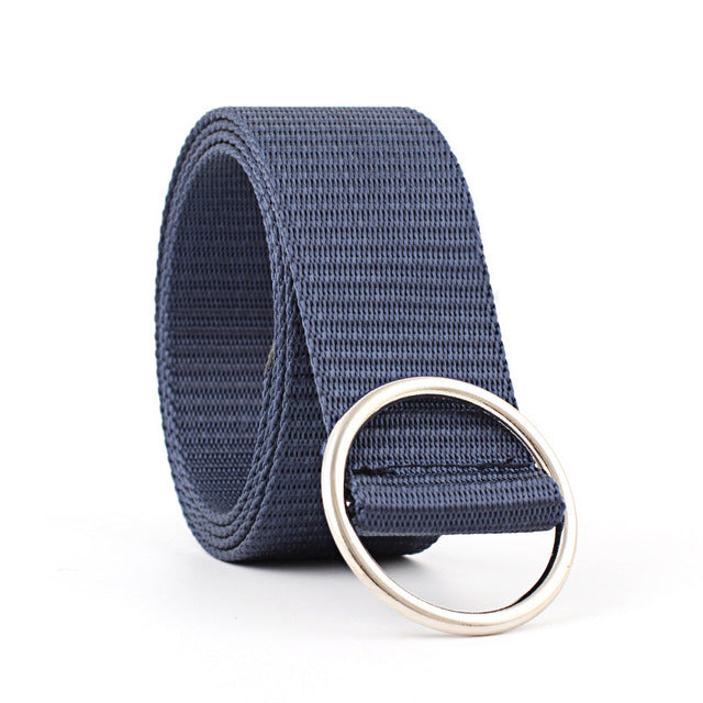 Fashion Black Canvas Belt for Women Casual Female Waist Belts with Plastic Buckle Harajuku Solid Color Long Belts ceinture femme