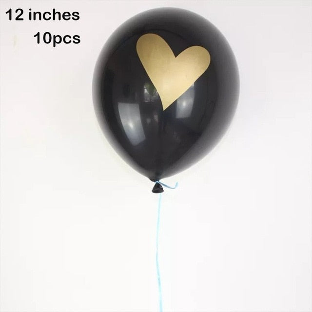 36Inch12inch White Latex Balloon MR MRS Married Love Heart Letter Printed Wedding Balloons Party Decoration Supplies Bride Groom