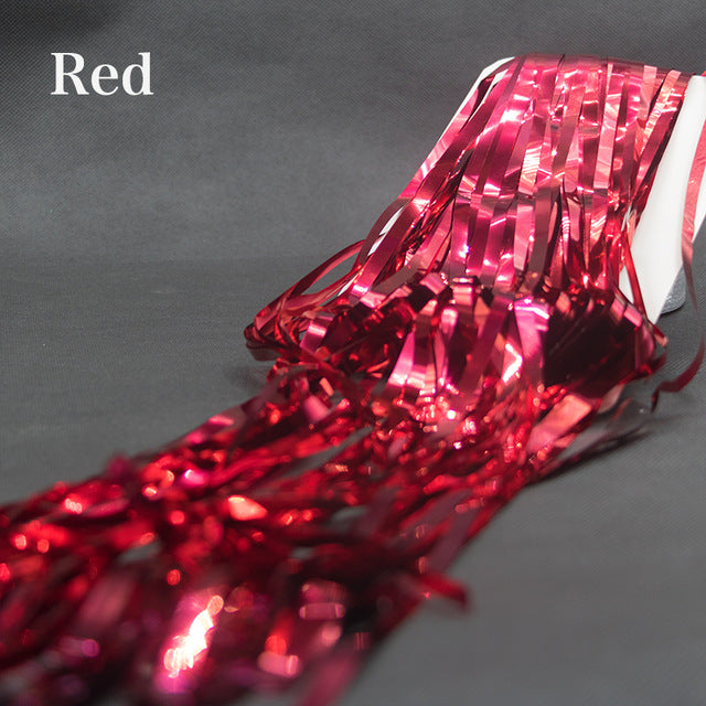 3M Tinsel Curtain 2M Foil curtain Wedding Backdrop Decoration Birthday Party Backdrop Photo Curtains Wedding Courains Background